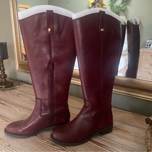 Fawne Wide-Calf Leather Knee High Boots, Created for Macy's